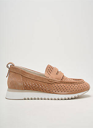 Mocassins bout rond talon plat jusqu'à 3cm beige COCO ET ABRICOT femme