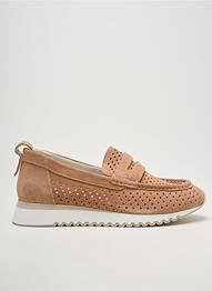Mocassins bout rond talon plat jusqu'à 3cm beige COCO ET ABRICOT femme