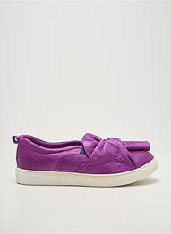 Slip ons semelle amovible talon plat jusqu'à 3cm violet ANDREA CONTI femme