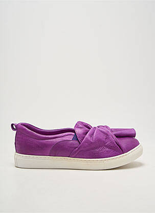 Slip ons semelle amovible talon plat jusqu'à 3cm violet ANDREA CONTI femme