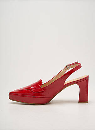Escarpins fermeture boucle(s) talon de 7 à 9cm rouge DORKING femme