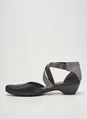 Sandales/nu pieds tissage satiné talon de 4 à 6cm argent FUGITIVE BY FRANCESCO ROSSI femme