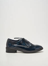 Derbies effet froissé talon plat jusqu'à 3cm bleu DORKING femme