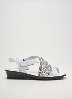 Sandales/nu pieds bout ouvert talon de 4 à 6cm blanc PEDI GIRL femme