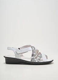 Sandales/nu pieds bout ouvert talon de 4 à 6cm blanc PEDI GIRL femme