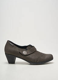 Derbies cubain talon de 4 à 6cm gris MEPHISTO femme