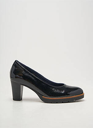 Escarpins tissage vernis talon de 7 à 9cm noir DORKING femme