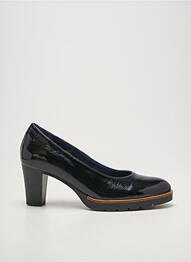 Escarpins tissage vernis talon de 7 à 9cm noir DORKING femme