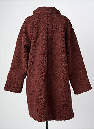 Manteau long manches longues sans capuche marron NIKE femme