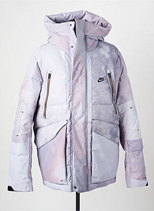 Doudoune manches longues a capuche violet NIKE homme