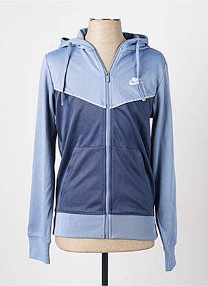 Veste casual capuche bleu NIKE homme