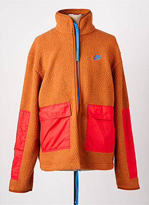 Veste casual coupe droite marron NIKE homme