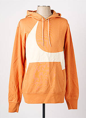Sweat-shirt à capuche manches longues manches longues orange NIKE homme