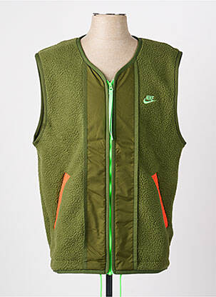 Gilet sans manche sans manche vert NIKE homme