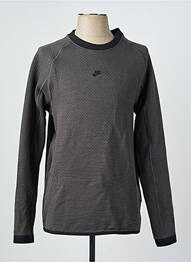 Sweat-shirt stretch manches longues gris NIKE homme