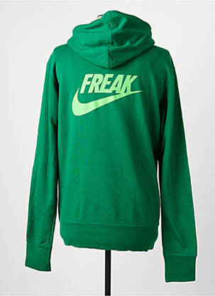 Sweat-shirt à capuche poches manches longues vert NIKE homme