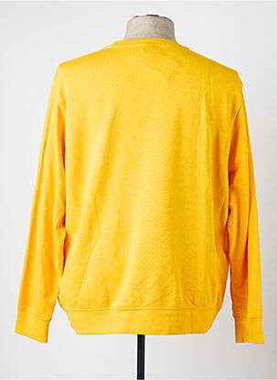 Sweat-shirt stretch manches longues jaune NIKE homme