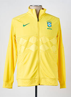 Veste casual resserrée sur le bas jaune NIKE homme