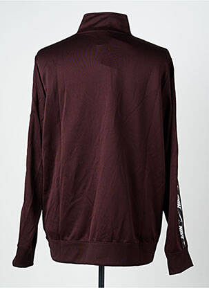 Sweat-shirt stretch manches longues marron NIKE homme