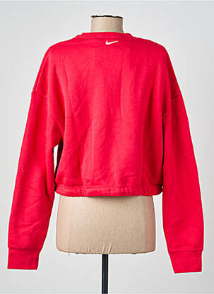 Sweat-shirt stretch manches longues rouge NIKE femme