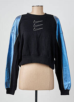 Sweat-shirt stretch manches longues bleu NIKE femme