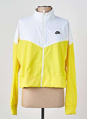 Veste casual poches jaune NIKE femme