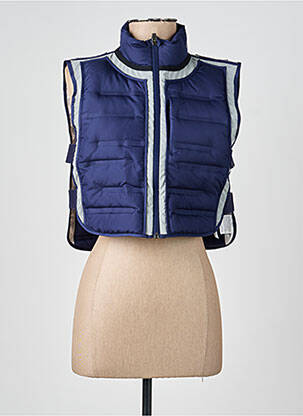 Doudoune finition intérieure doublure satiné sans capuche bleu NIKE femme