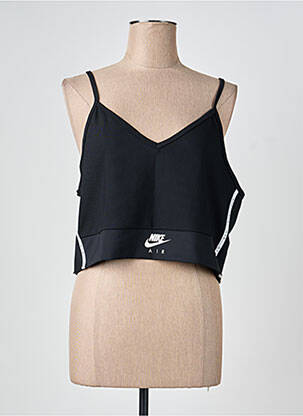Top stretch fines bretelles noir NIKE femme