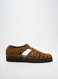 Sandales/nu pieds bout rond bout rond marron FRATELLI VANNI homme