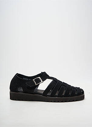 Sandales/nu pieds bout rond bout rond noir FRATELLI VANNI homme