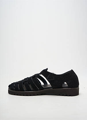 Sandales/nu pieds bout rond bout rond noir FRATELLI VANNI homme