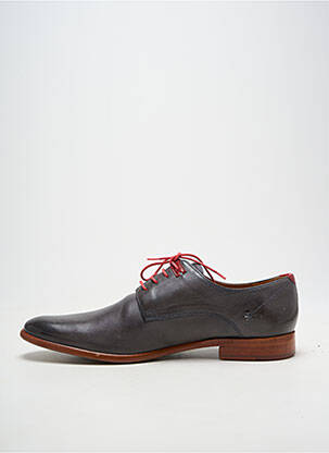 Derbies bout rond talon bas gris MELVIN & HAMILTON homme