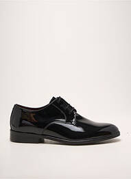 Derbies matière lisse talon bas noir ANTICA CUOIERIA homme
