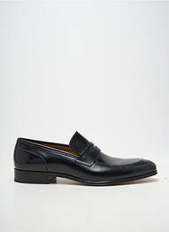 Mocassins bout rond talon bas noir STEMAR homme