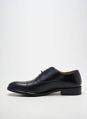 Derbies tissage satiné talon bas noir YVES SAINT CLAIR homme