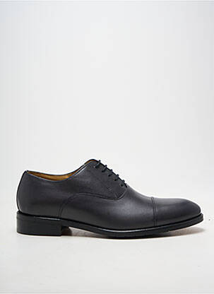 Derbies tissage satiné talon bas gris YVES SAINT CLAIR homme