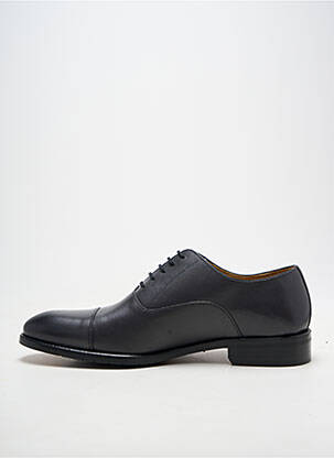 Derbies tissage satiné talon bas gris YVES SAINT CLAIR homme