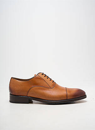 Derbies bout rond talon bas marron YVES SAINT CLAIR homme