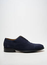 Derbies bout rond talon bas bleu YVES SAINT CLAIR homme