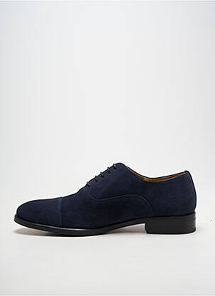 Derbies bout rond talon bas bleu YVES SAINT CLAIR homme