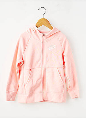 Veste casual poches rose NIKE fille