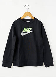 Sweat-shirt sérigraphie manches longues noir NIKE enfant