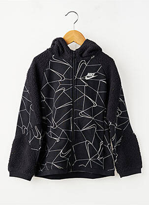 Veste casual poches noir NIKE garçon