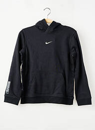 Sweat-shirt à capuche coupe droite manches longues noir NIKE garçon