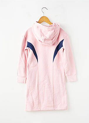 Robe mi-longue col rond manches longues rose NIKE fille