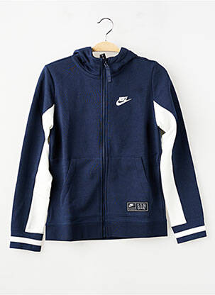 Veste casual poches bleu NIKE garçon