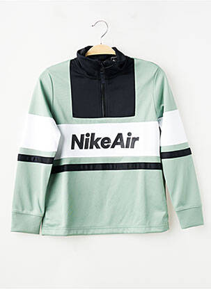 Sweat-shirt stretch manches longues vert NIKE garçon