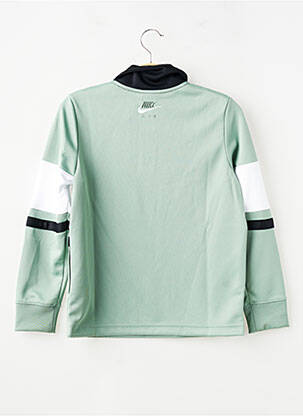 Sweat-shirt stretch manches longues vert NIKE garçon