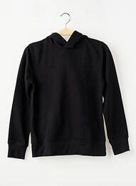 Sweat-shirt à capuche col rond manches longues noir NIKE garçon