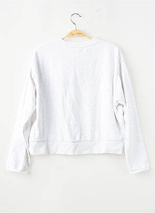 Sweat-shirt manches longues manches longues gris NIKE femme